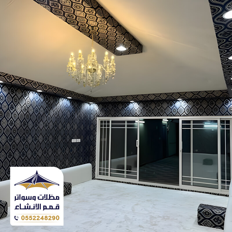 مجلس خيمة ملكية ل استقبال الضيوف مؤسسة قمم الانشاء