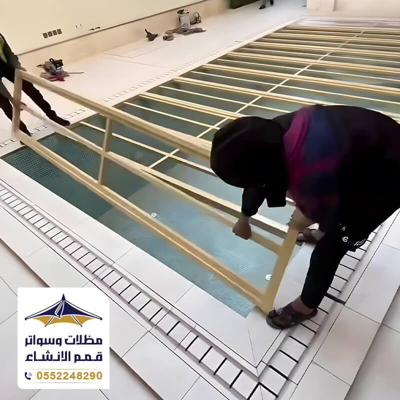 مؤسسة تنفيذ تغطية مسابح