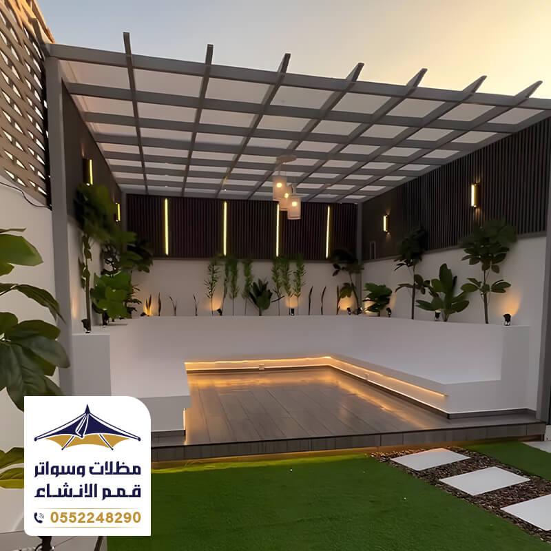 أفضل انواع البرجولات جلسات خارجية