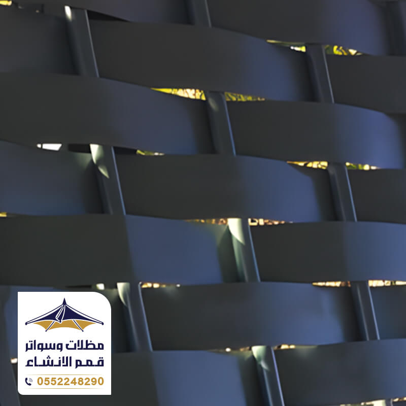 تنفيذ سواتر حديد مجدول