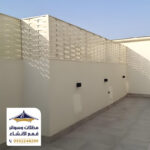 ساتر شرائح حديد مجدول للبلكون