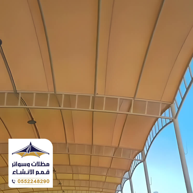 مظلات لحماية طلاب المدارس من الشمس في الرياض