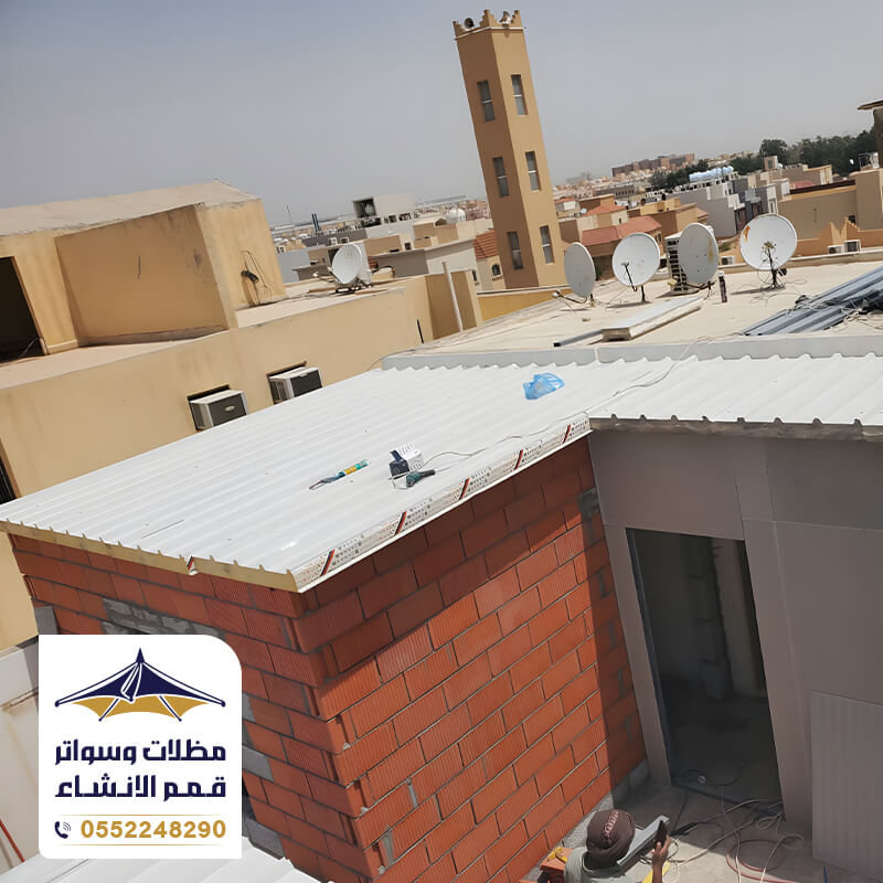 سقف ساندوتش بانل للملاحق والغرف