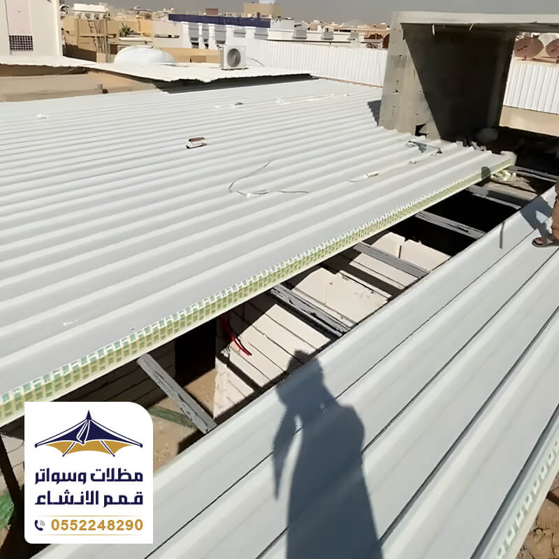 سقف شينكو بعزل حراري من الساندوتش بانل