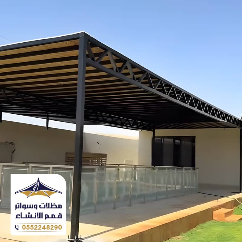 تركيب مظلات خيزران